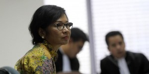 Mantan Dirut Utama Pertamina , Keren Agustiawan (Vecky Ngelo/Jurnal123)  